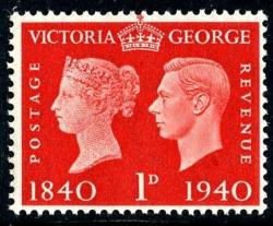 victoria george 1840 1940 GB Stamps Windsor Stamps